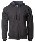 Gildan 18700 Unisex Vintage Full Zip Hooded Sweatshirt – 270GM
