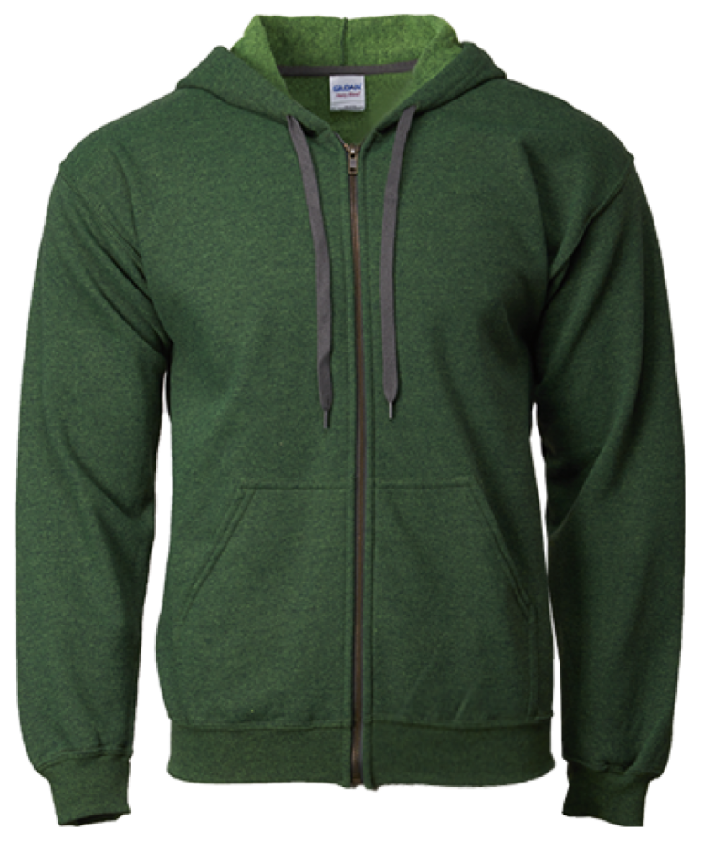 Gildan 18700 Unisex Vintage Full Zip Hooded Sweatshirt – 270GM