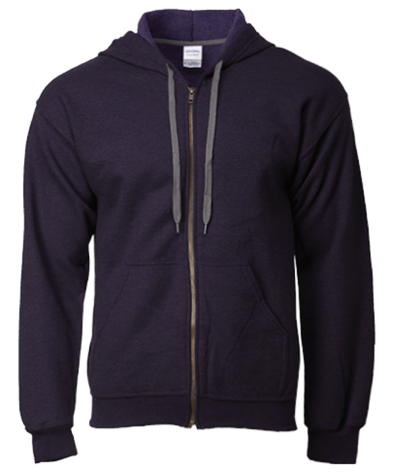 Gildan 18700 Unisex Vintage Full Zip Hooded Sweatshirt – 270GM