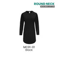 Round Neck Muslimah Cotton 180 GSM