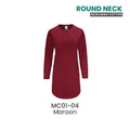 Round Neck Muslimah Cotton 180 GSM