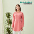Round Neck Muslimah Cotton 180 GSM