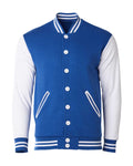 Varsity Jacket Royal White