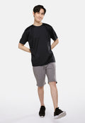 Men's Black Microfiber T-Shirt