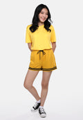 Women's Yellow Microfiber T-Shirt